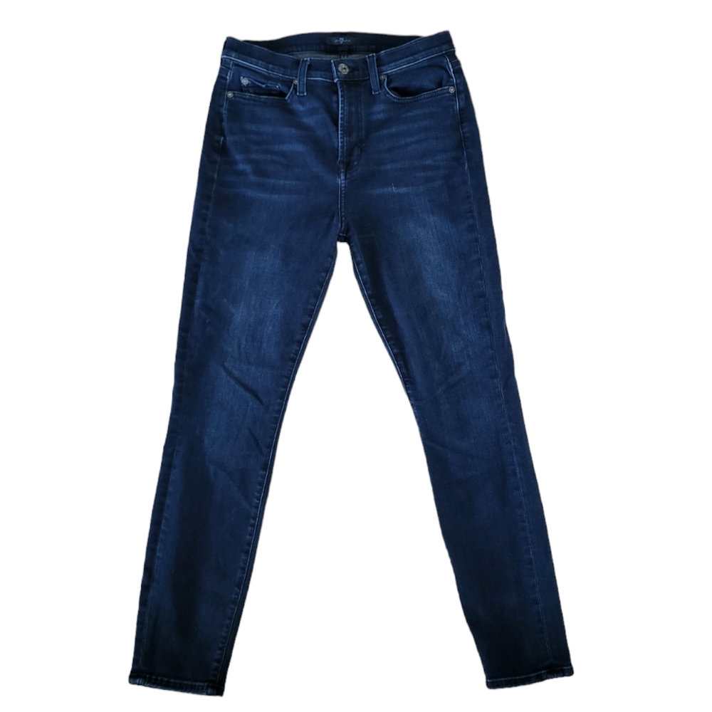 7 For All Mankind Straight Leg Jeans - Picture 2 of 7